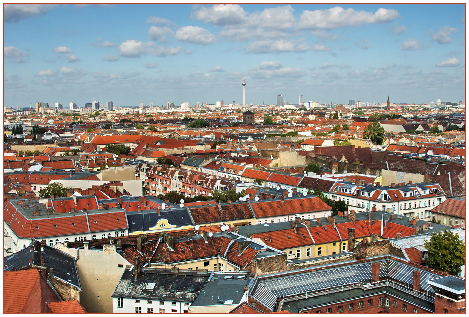 Unterwegs in Berlin ... Blick vom Rathausturm Neukölln