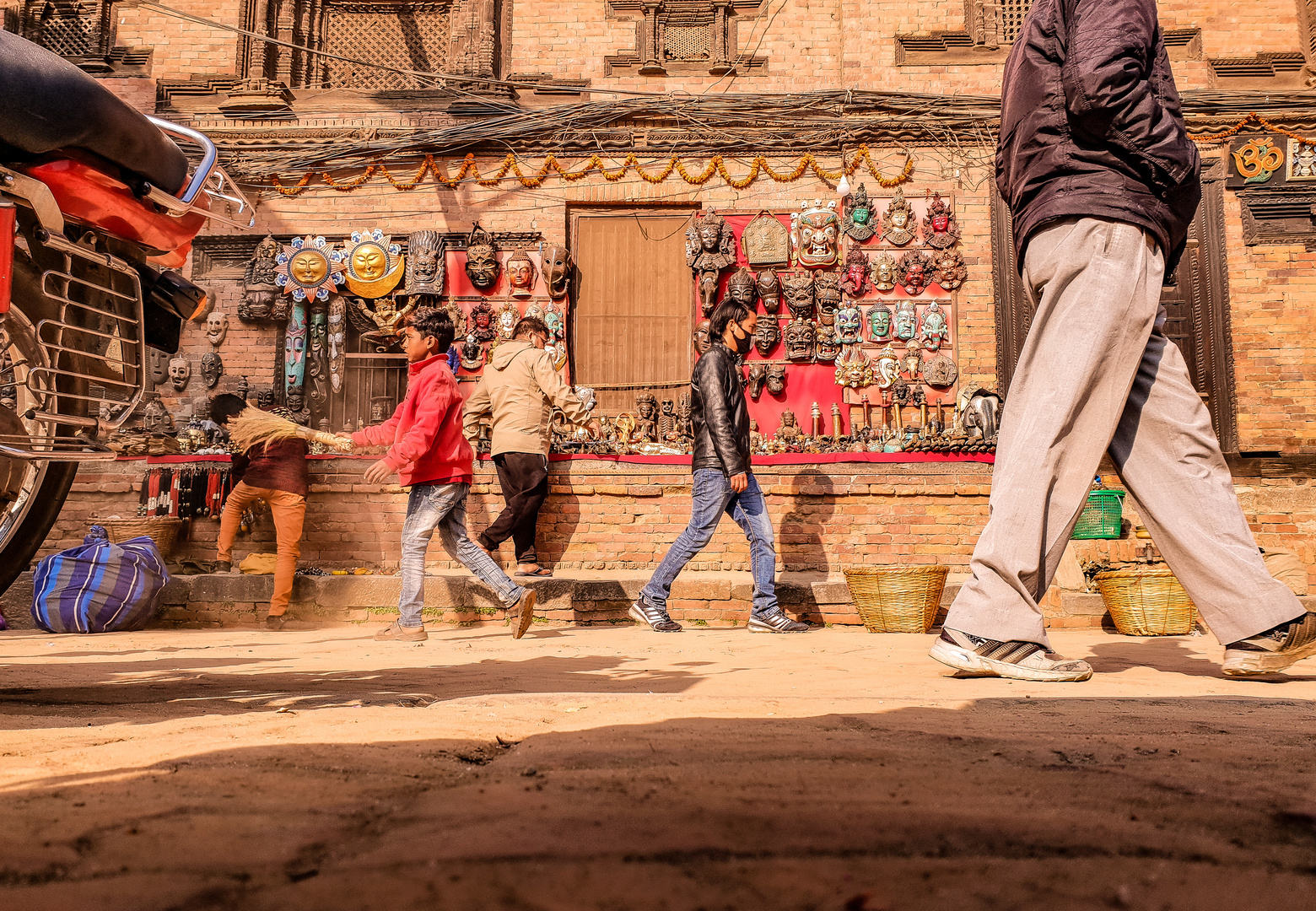 Unterwegs in Bhaktapur, Nepal 