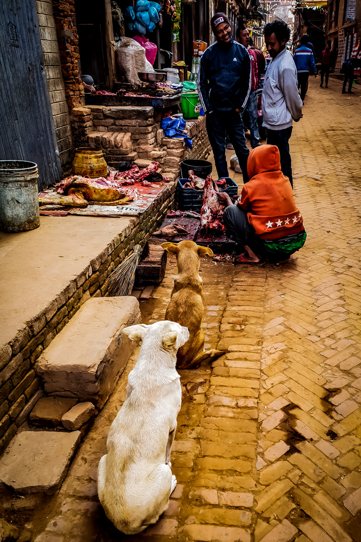 Unterwegs in Bhaktapur, Nepal 