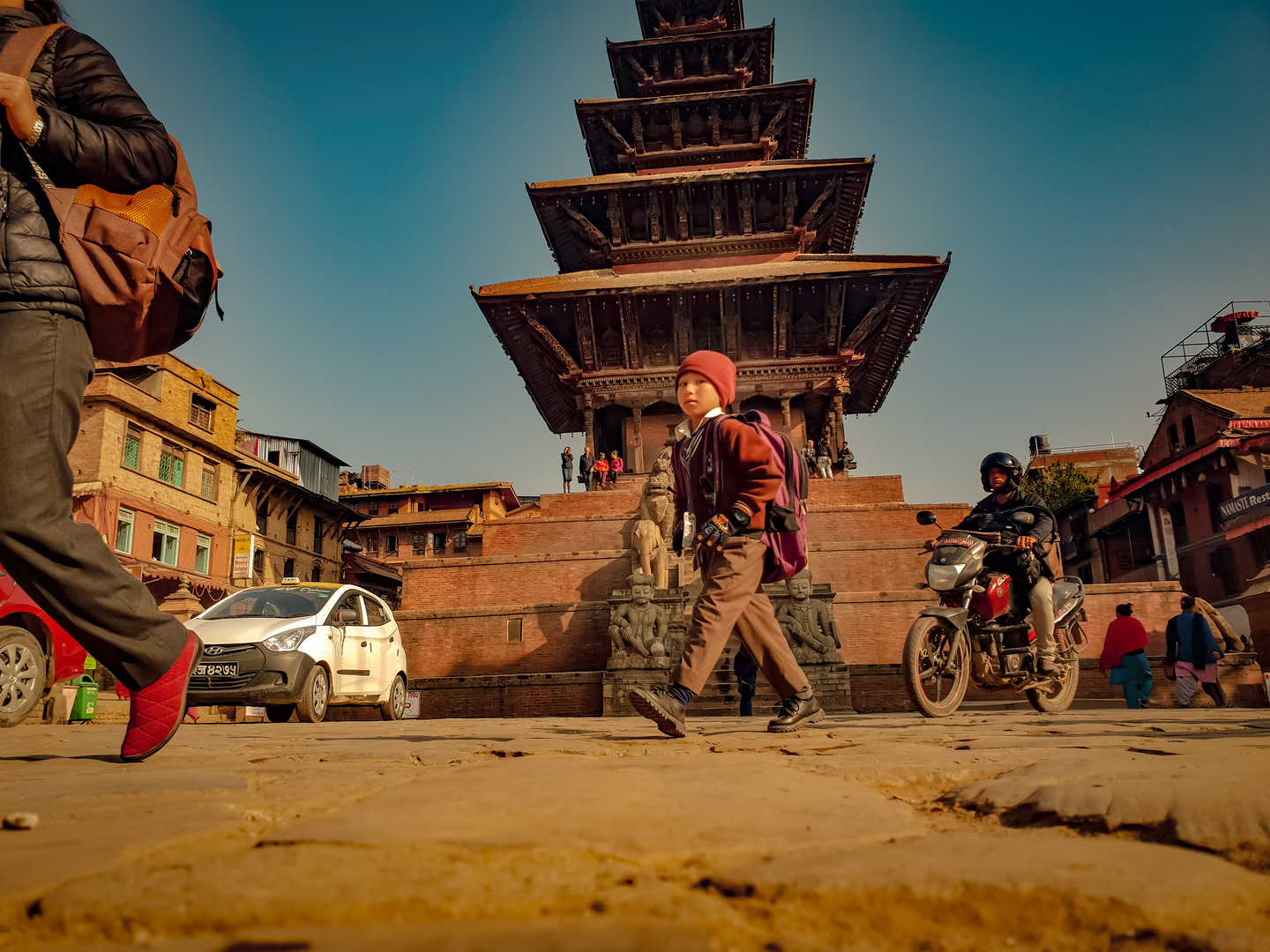 Unterwegs in Bhaktapur, Nepal 