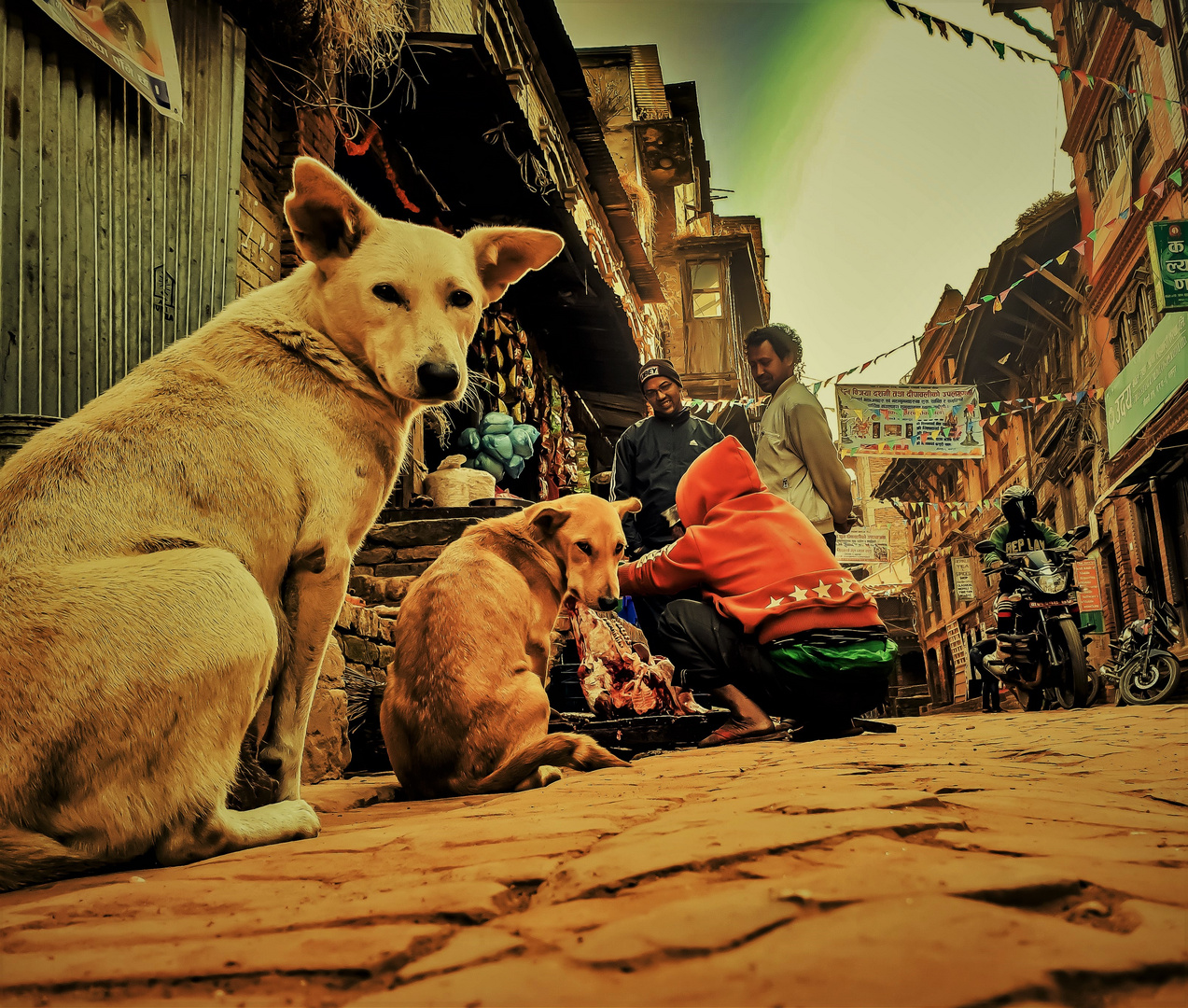 Unterwegs in Bhaktapur, Nepal 