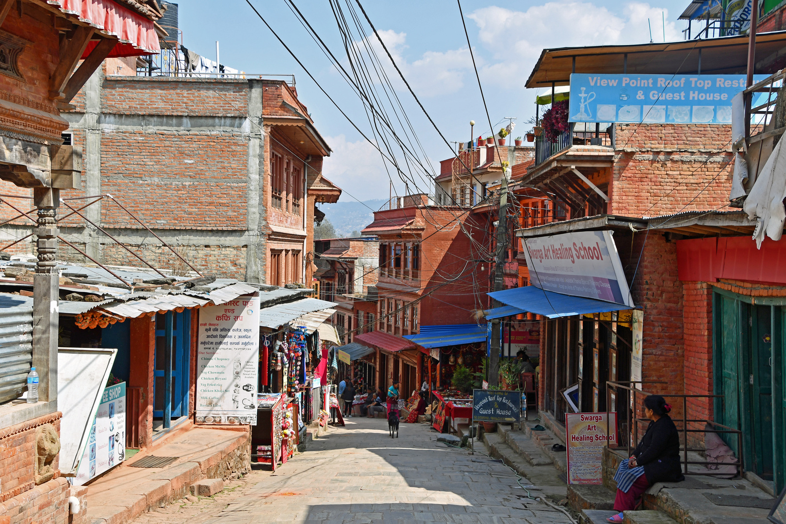 Unterwegs in Changunarayan im Norden von Bhaktapur