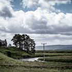 Unterwegs in den Highlands - Farmhaus bei Lairg