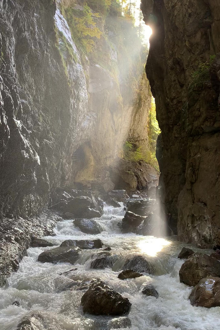 unterwegs in der Partnachklamm