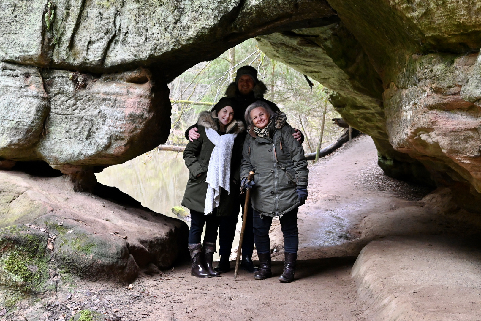 Unterwegs in der Schwarzachklamm........