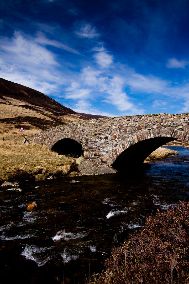 unterwegs in die highlands