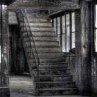 ...unterwegs in einer alten Papierfabrik - Treppe