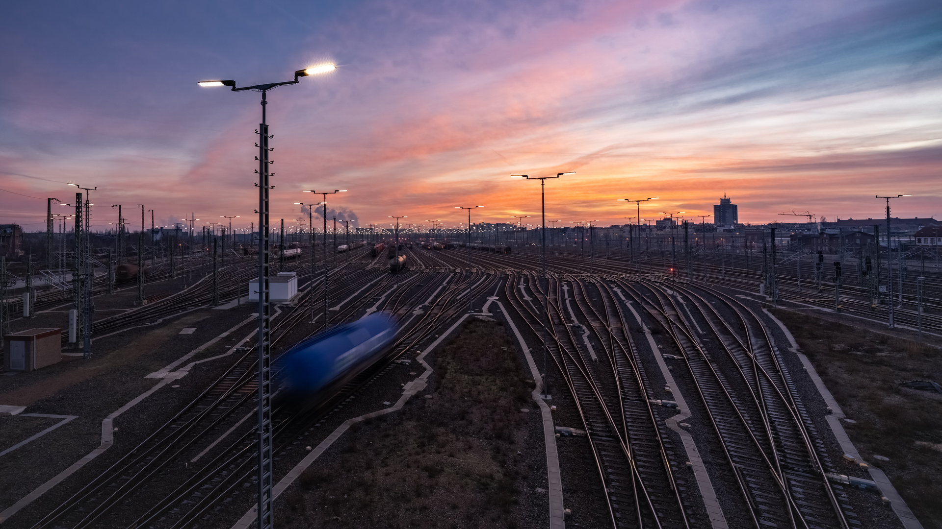 Unterwegs in Halle / Saale - Güterbahnhof