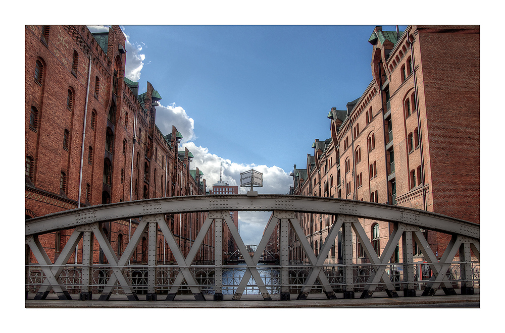 Unterwegs in Hamburg - Speicherstadt Sandbrücke