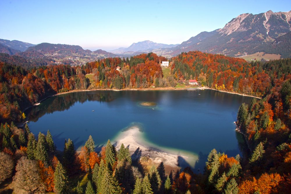 unterwegs in Oberstdorf - Freibergsee