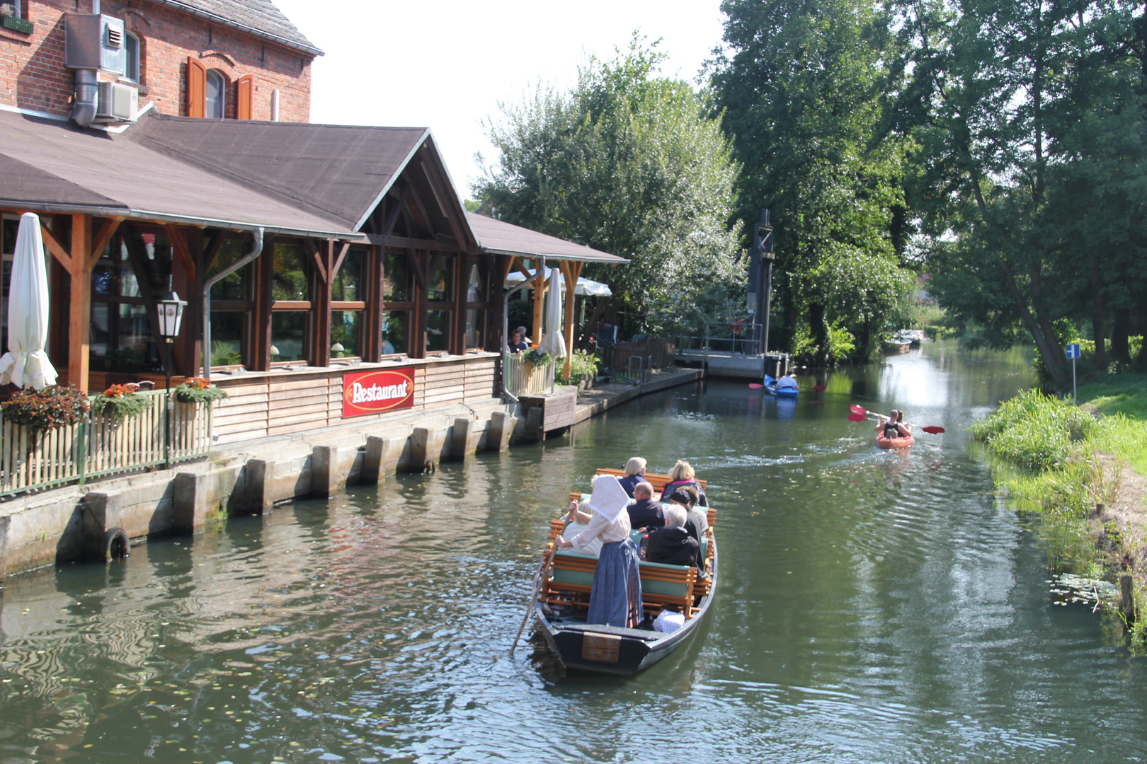 Unterwegs in Schlepzig, Oberspreewald: