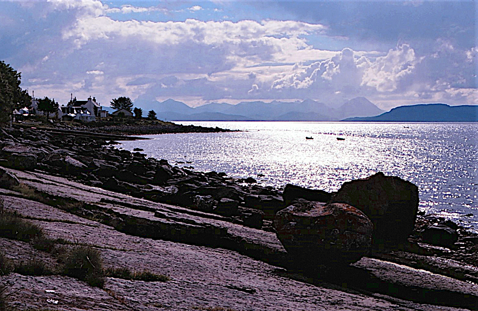 Unterwegs in Schottland - Blick von Applecross Richtung Isle of Skye