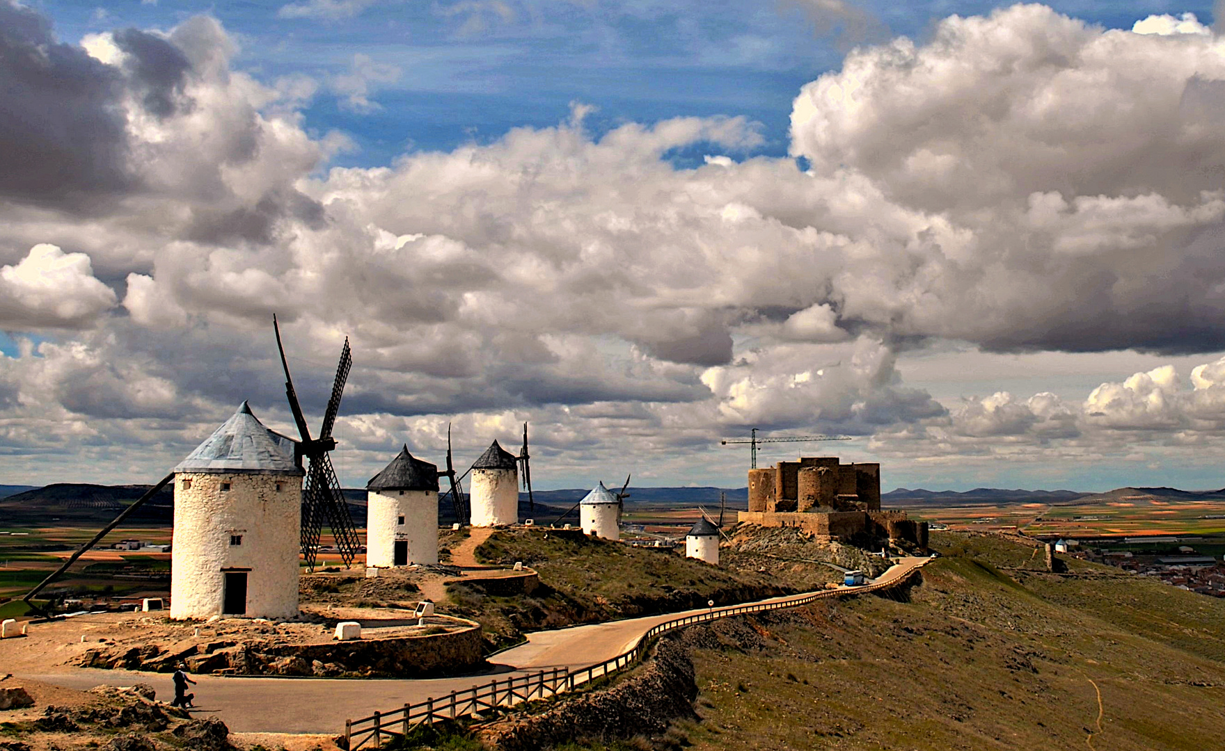 Unterwegs in Spanien - Windmühlen in Castilla-La Mancha