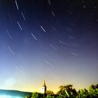 Unterwegs in Transylvanien (6): Sternstrich-Himmel über Siebenbürgischem Dorf