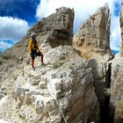 Unterwegs inmitten  der Dolomiten Türme des Latemar…