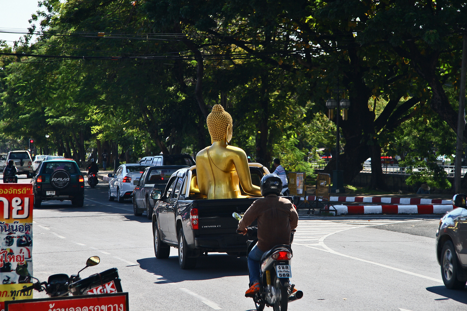 ...unterwegs mit Buddha...