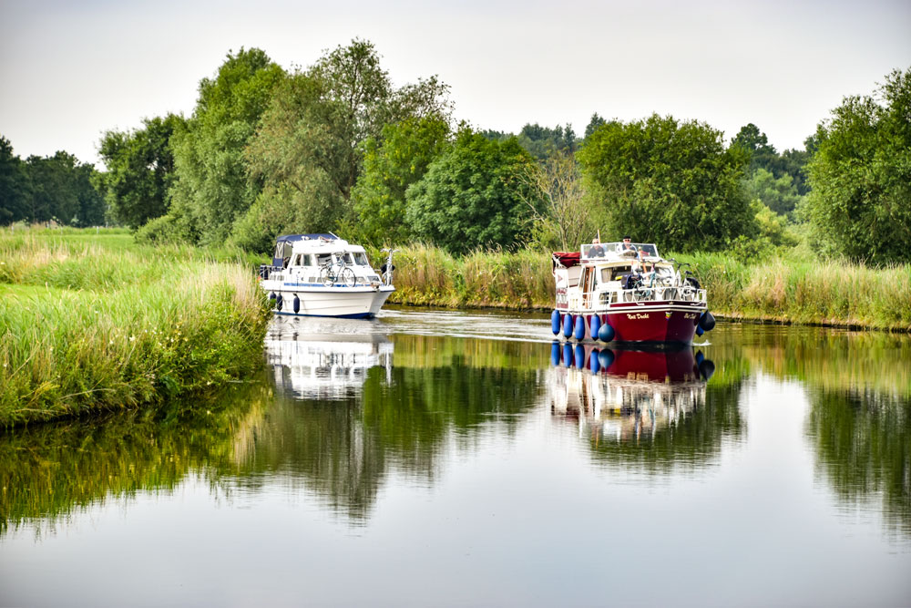 Unterwegs mit dem Hausboot