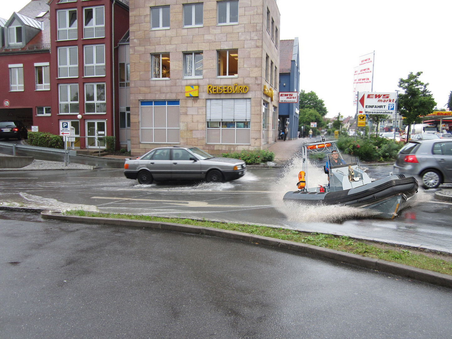 Unterwegs mit dem Schlauchboot