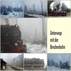 unterwegs mit der Brockenbahn