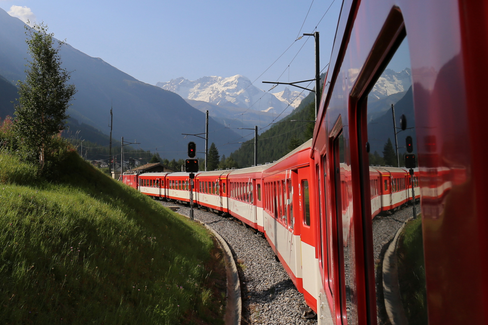 Unterwegs mit der Matterhorn Gotthard Bahn