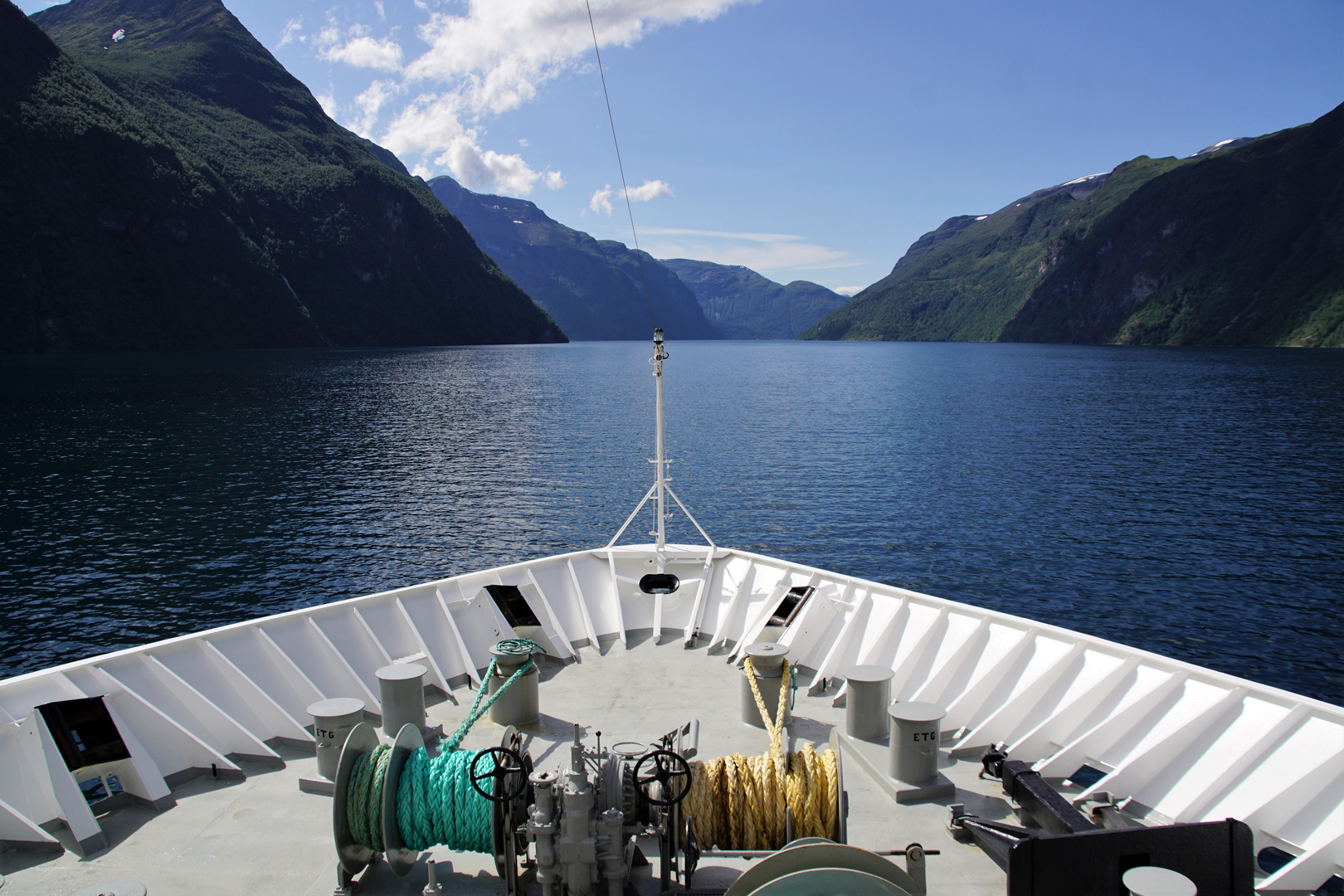 Unterwegs mit Hurtigruten-Norwegen-Geirangerfjord