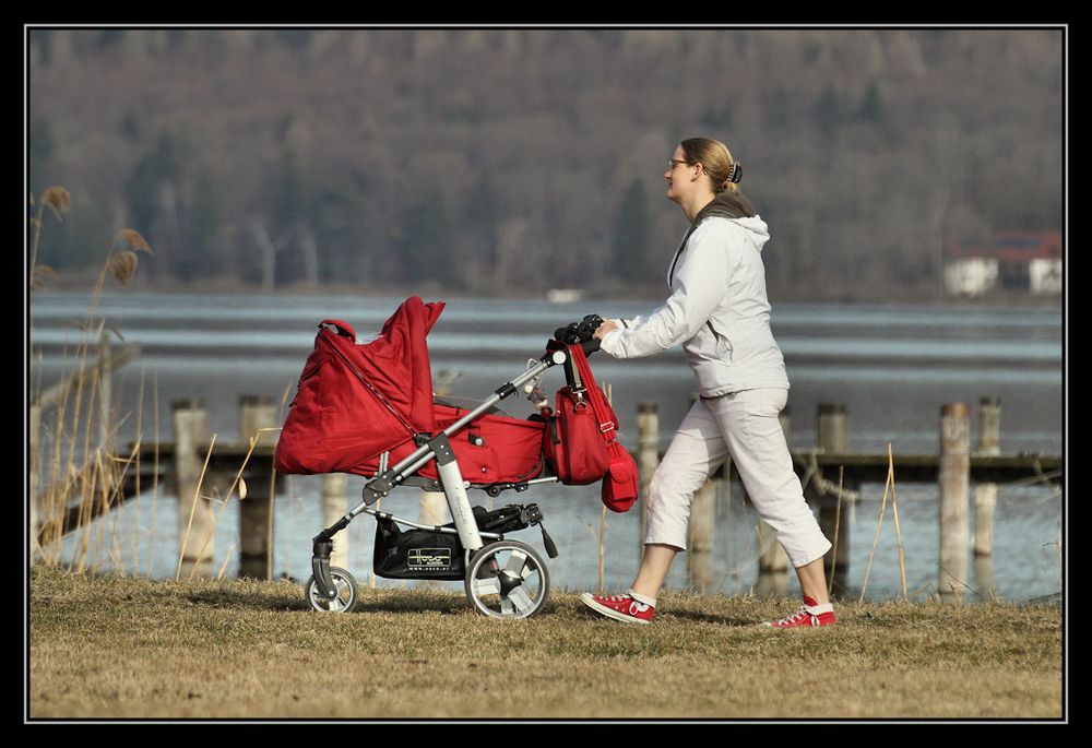 Unterwegs mit Kamera und Baby :)