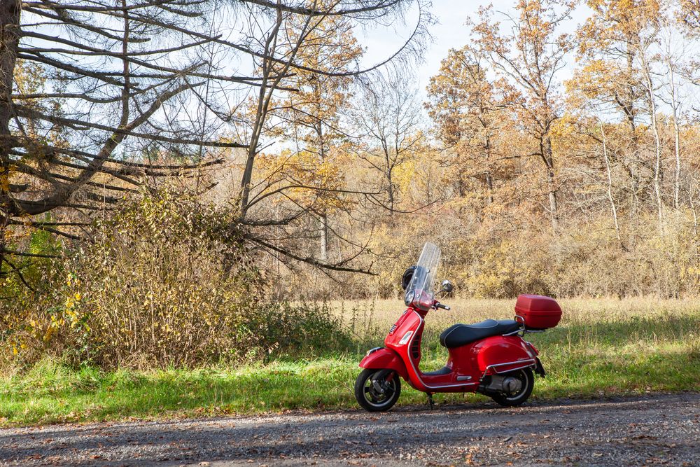 unterwegs mit meiner Vespa