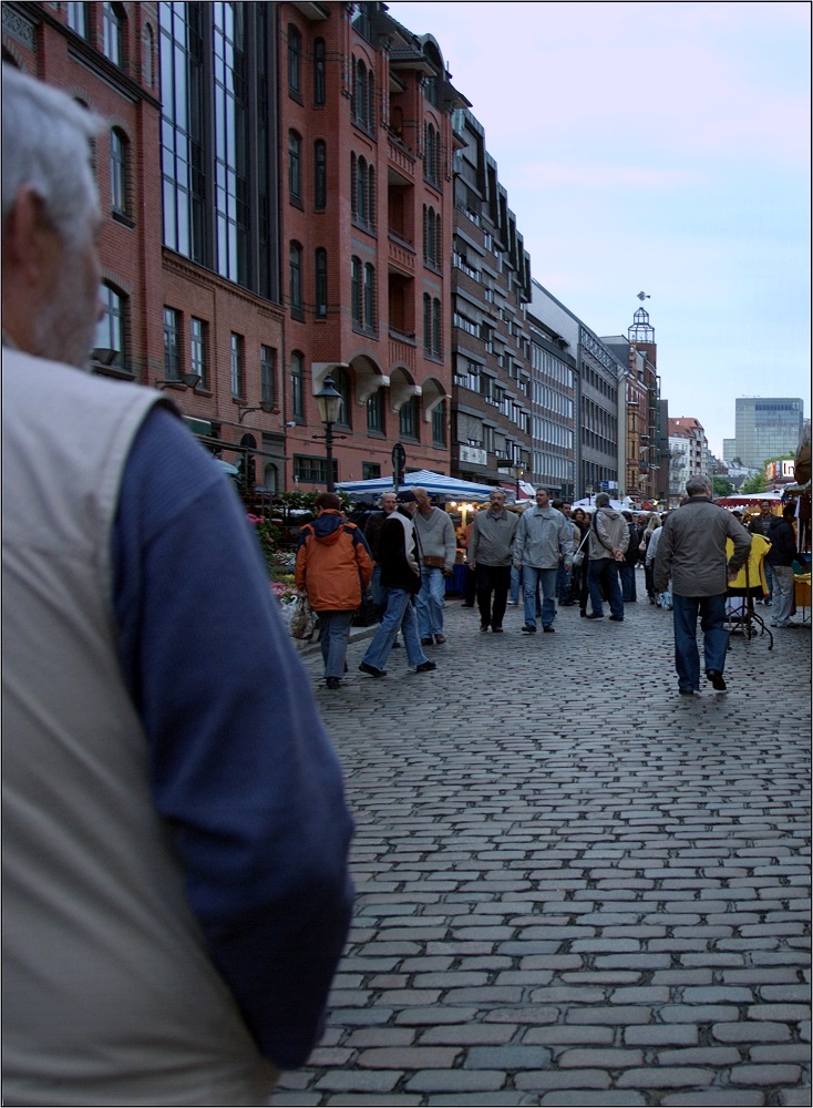 Unterwegs mit Wolfgang am Hamburger Fischmarkt