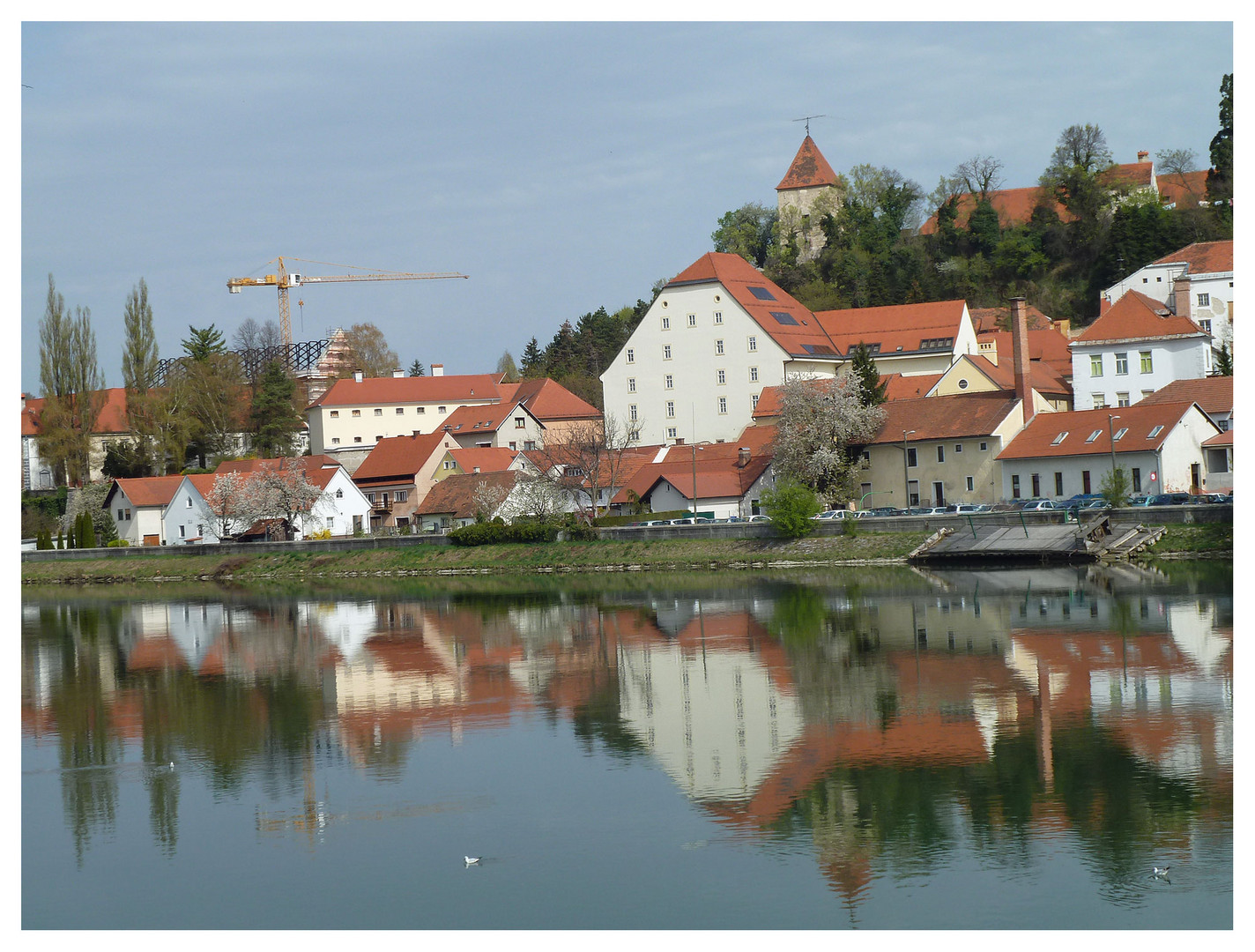 Unterwegs nach zagreb - erste rast in ptuj