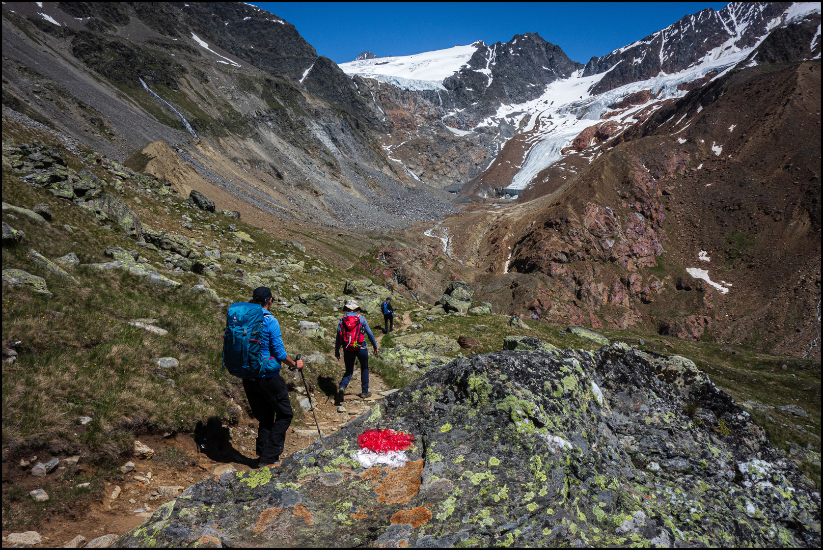 Unterwegs zum Gletscher