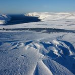 Unterwegs zum Nordkapp im Winter – Blick zum Nordend…..