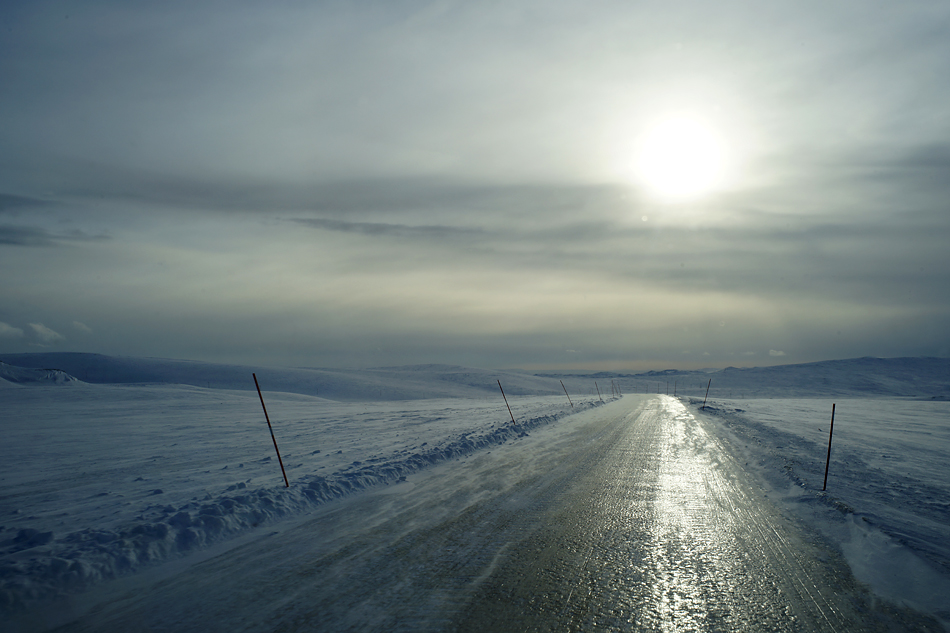 Unterwegs zum Nordkapp im Winter – Hunderte Kilometer Eisfahren…