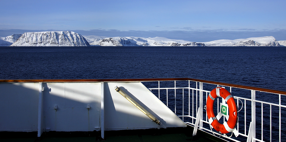 Unterwegs zum Nordkapp im Winter – Weiter geht die Reise mit dem Hurtigrutenschiff……