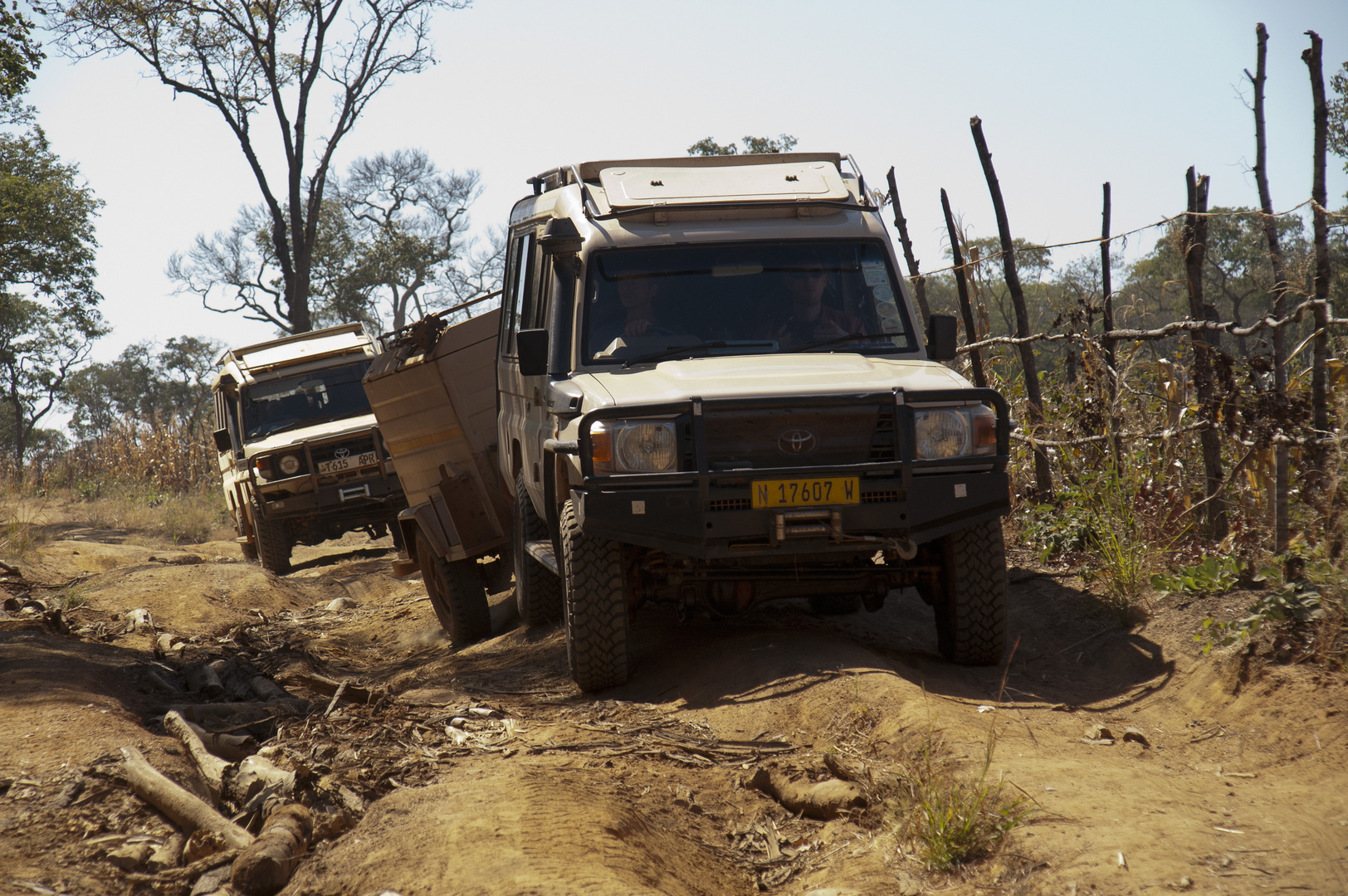 Unterwegs zum North Luangwa NP