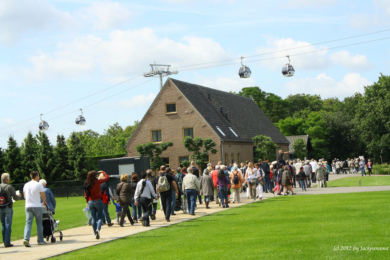 "Unterwegs zur Facebook-Party" auf der Floriade in Venlo ---- (Kleiner Scherz!) -----