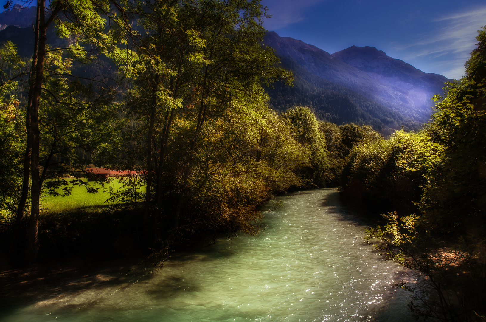 Unterwegs zur Leutaschklamm 