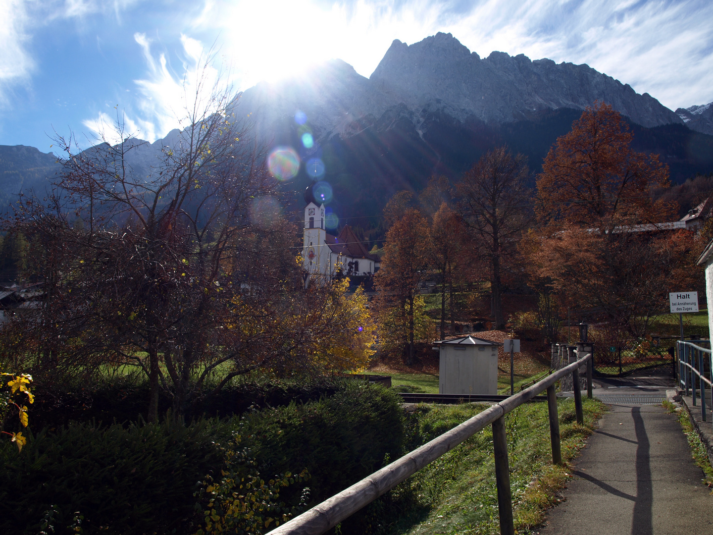 Unterwegs zur Zugspitze