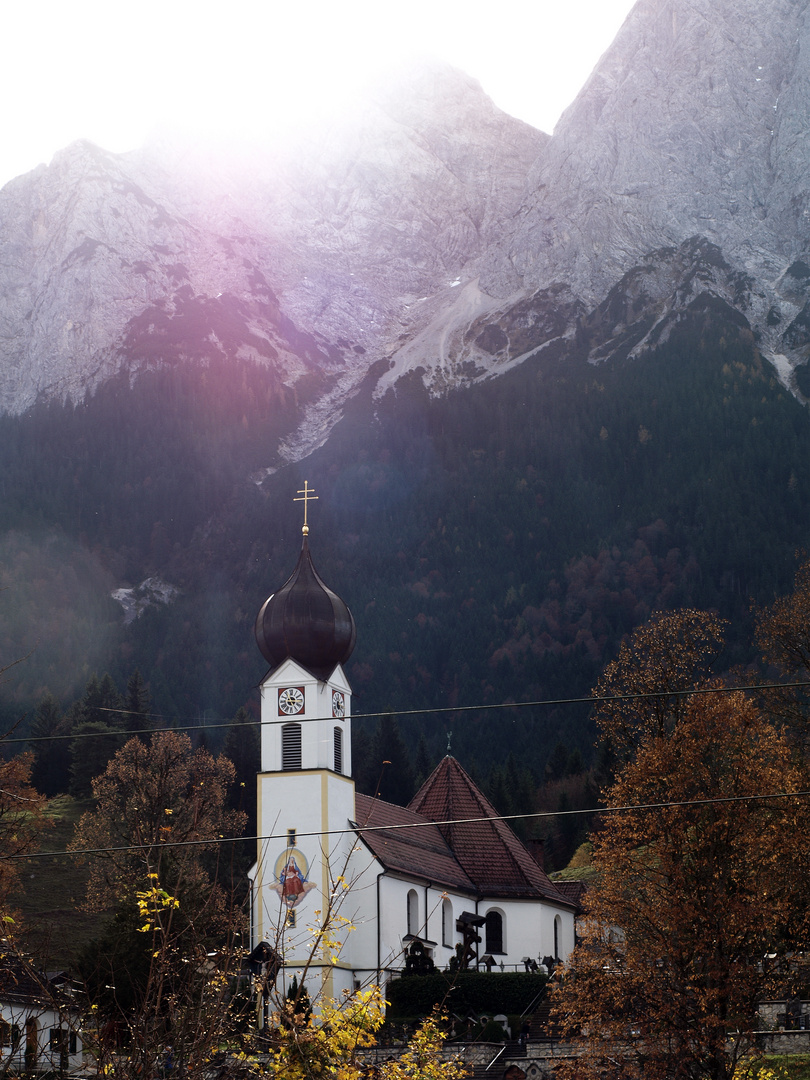 Unterwegs zur Zugspitze