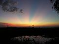 Unusual sunset in Cambodia von Grazia Bertano