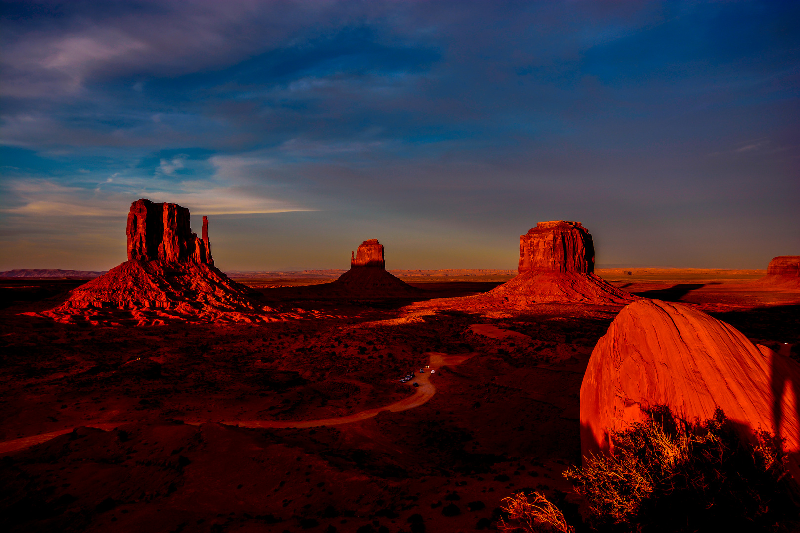 "Unvergesslich" -  Monument Valley Sonnenuntergang