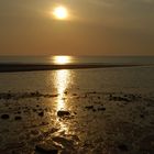 Unvermeidlich- Abendsonne am Weststrand von Sylt