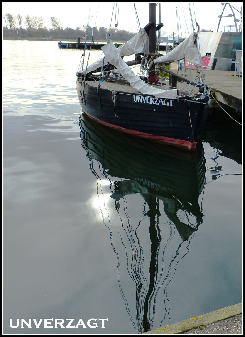 UNVERZAGT als Motto Foto & Bild segeln, wasser, meer Bilder auf