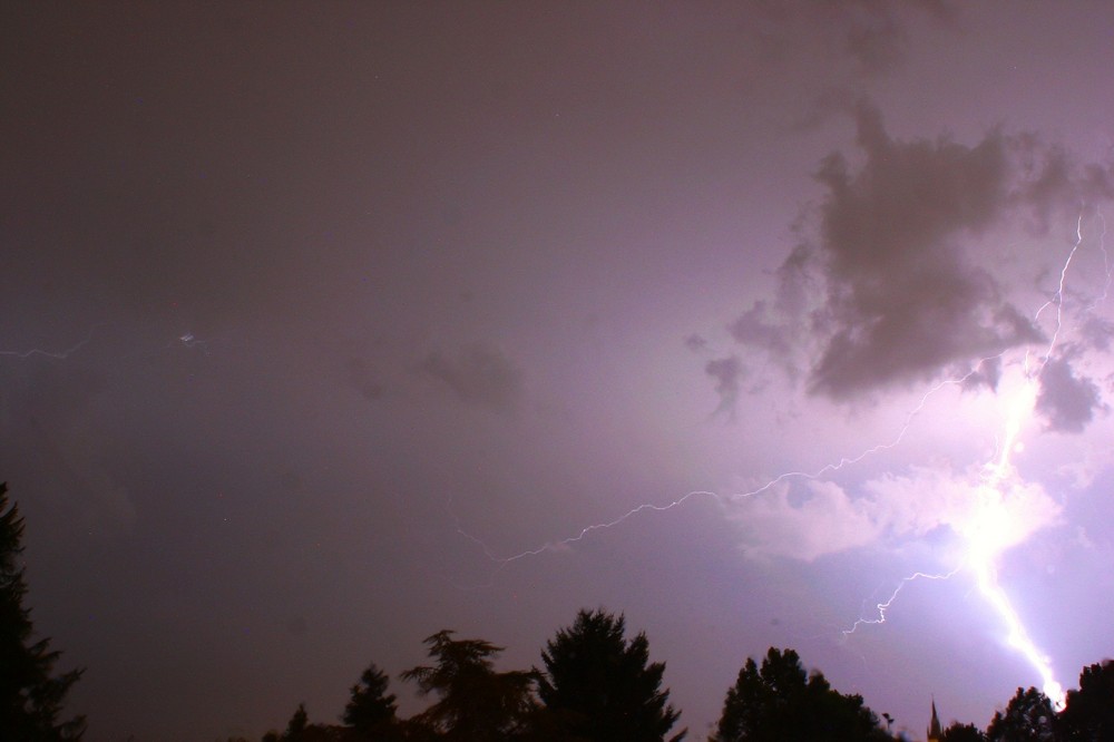 Unwetter 30.07.2008 Blickrichtung Pfalz