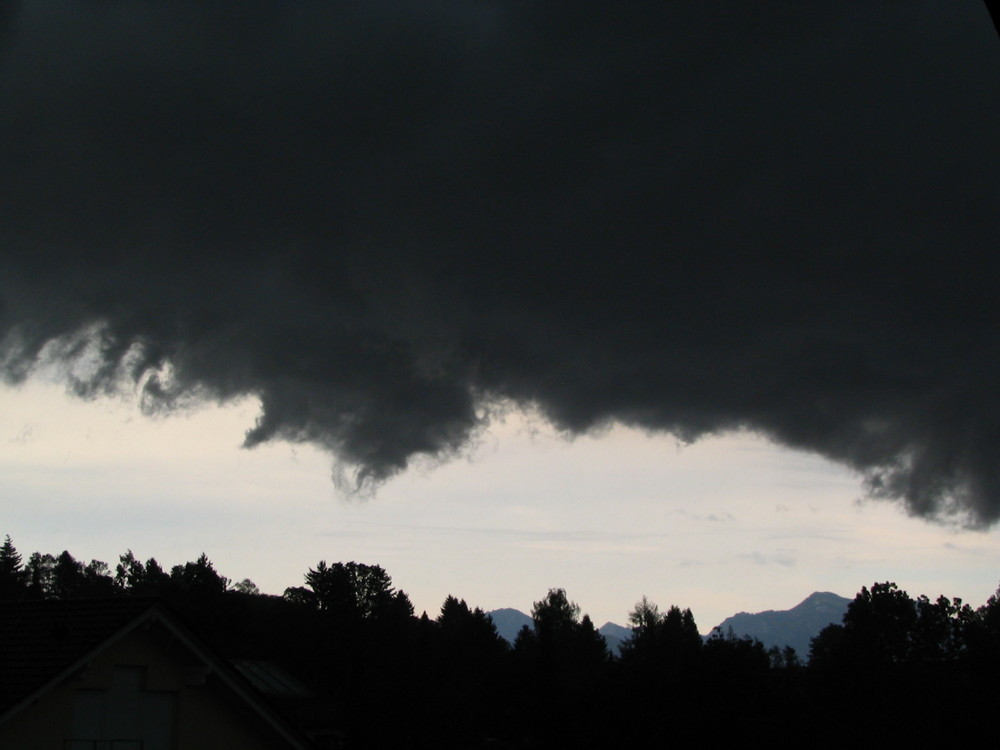 Unwetter am Chiemsee 7.8.2008