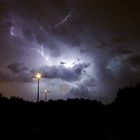 Unwetter am Flughafen