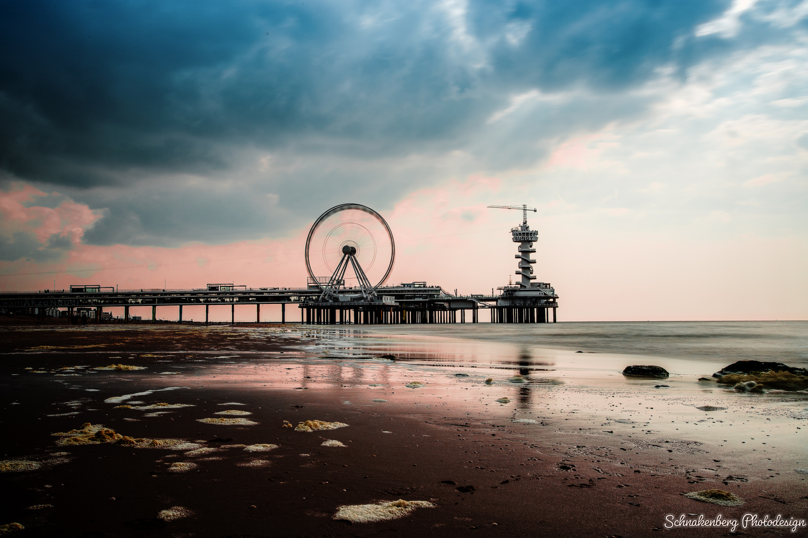 Unwetter am Pier