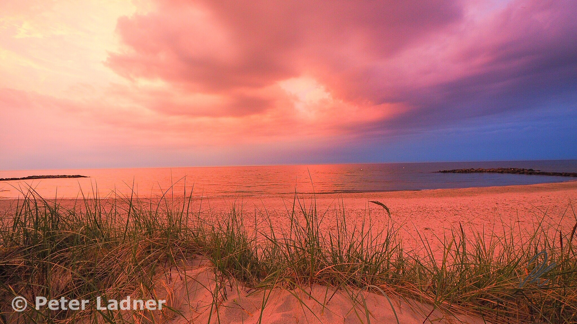 Unwetter an der Ostsee