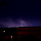 Unwetter bei Nacht