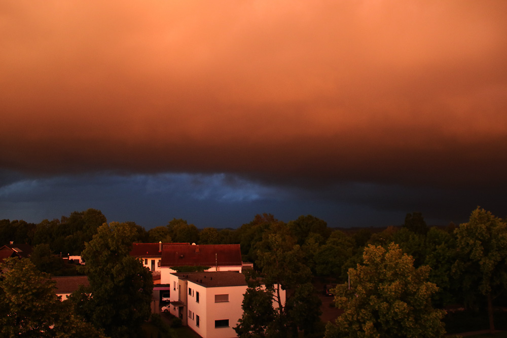 Unwetter heute abend