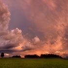 Unwetter im Abendlicht